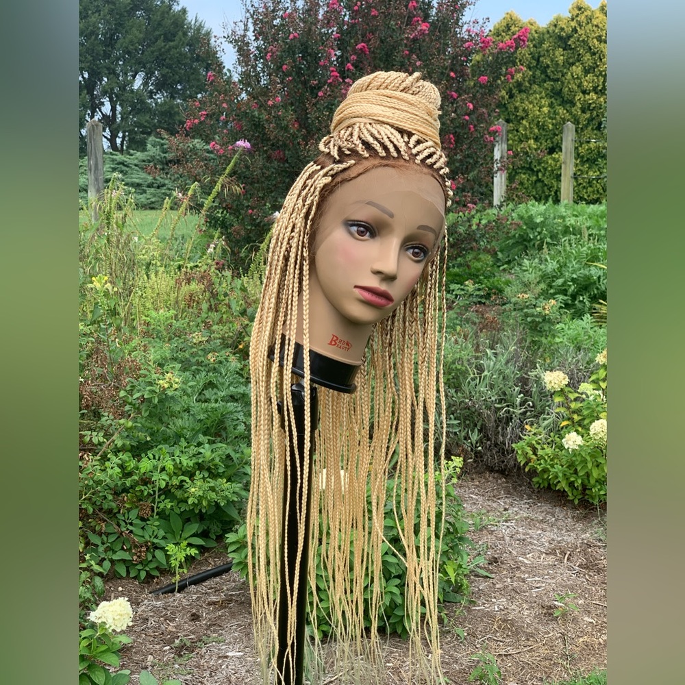 Full Braided Lace Wig